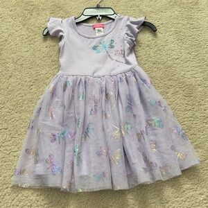 Zunie Lilac Dragonfly Dress - Size 4